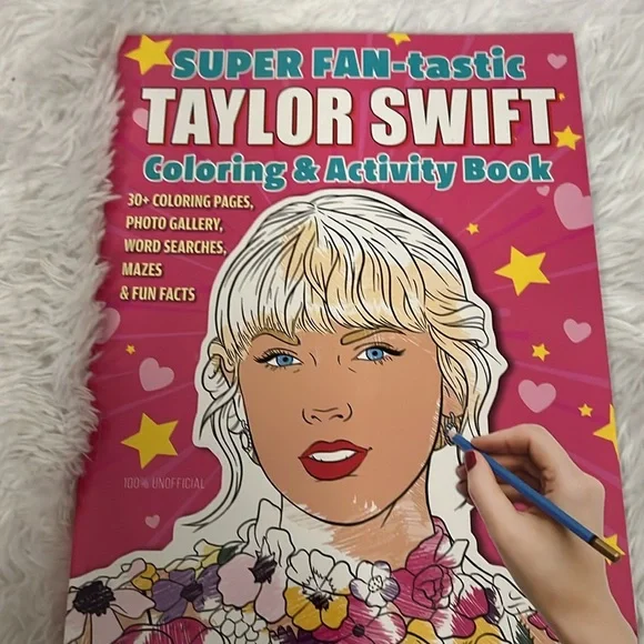 Taylor Swift Coloring & Activity Book - Picture 1 of 8